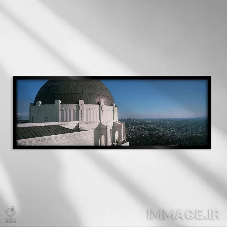 تابلو دکوراتیو Griffith Park Observatory, Los Angeles, California, USA… اثر پانورامیک ایمجز - نمای قابدار مشکی