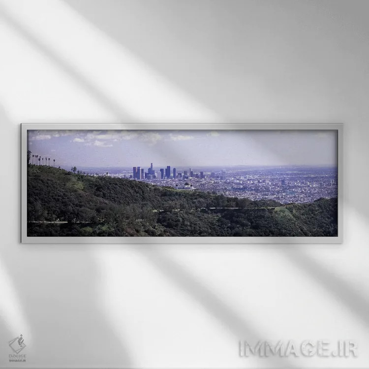 تابلو دکوراتیو Griffith Park Observatory, Los Angeles, California, USA… اثر پانورامیک ایمجز - نمای قابدار سفید