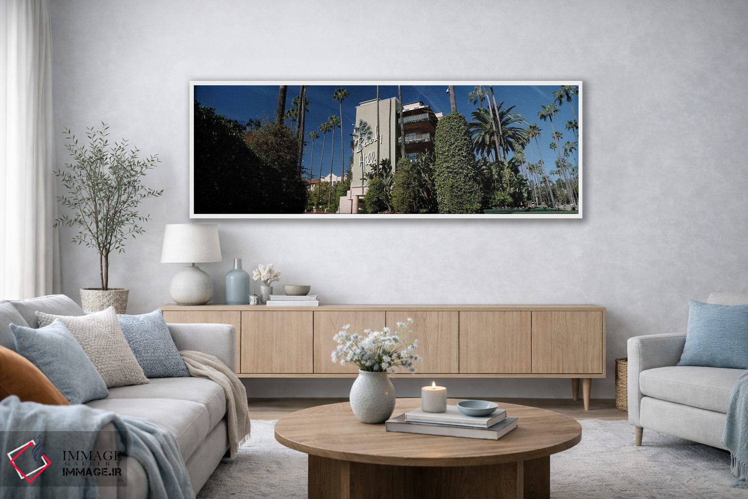 تابلو دکوراتیو Beverly Hills Hotel, Beverly Hills, Los Angeles County… اثر پانورامیک ایمجز - D3W