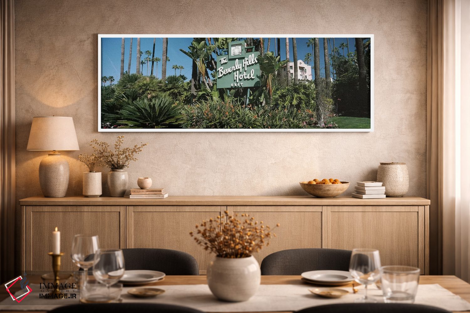 تابلو دکوراتیو Beverly Hills Hotel, Beverly Hills, Los Angeles County… اثر پانورامیک ایمجز - D2W