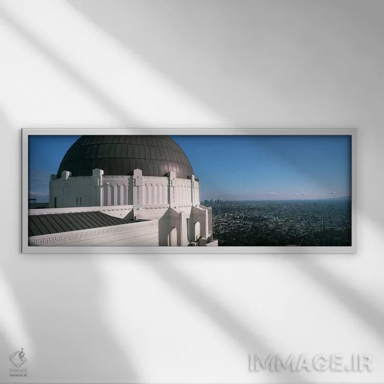 تابلو دکوراتیو Griffith Park Observatory, Los Angeles, California, USA… اثر پانورامیک ایمجز - نمای قابدار سفید