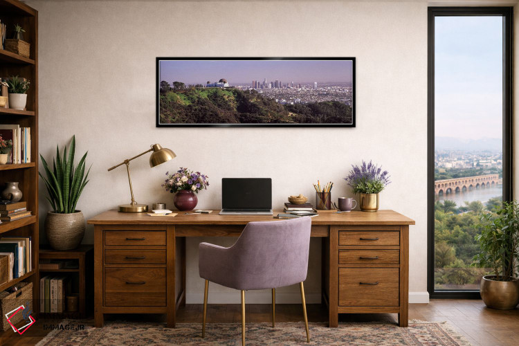 تابلو دکوراتیو Griffith Park Observatory, Los Angeles, California, USA… اثر پانورامیک ایمجز - D2B