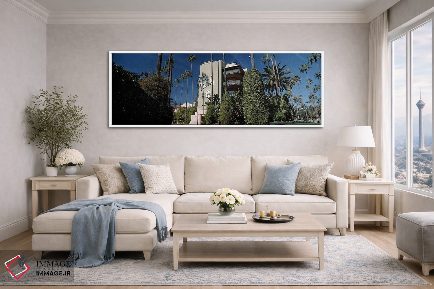 تابلو دکوراتیو Beverly Hills Hotel, Beverly Hills, Los Angeles County… اثر پانورامیک ایمجز - D4W