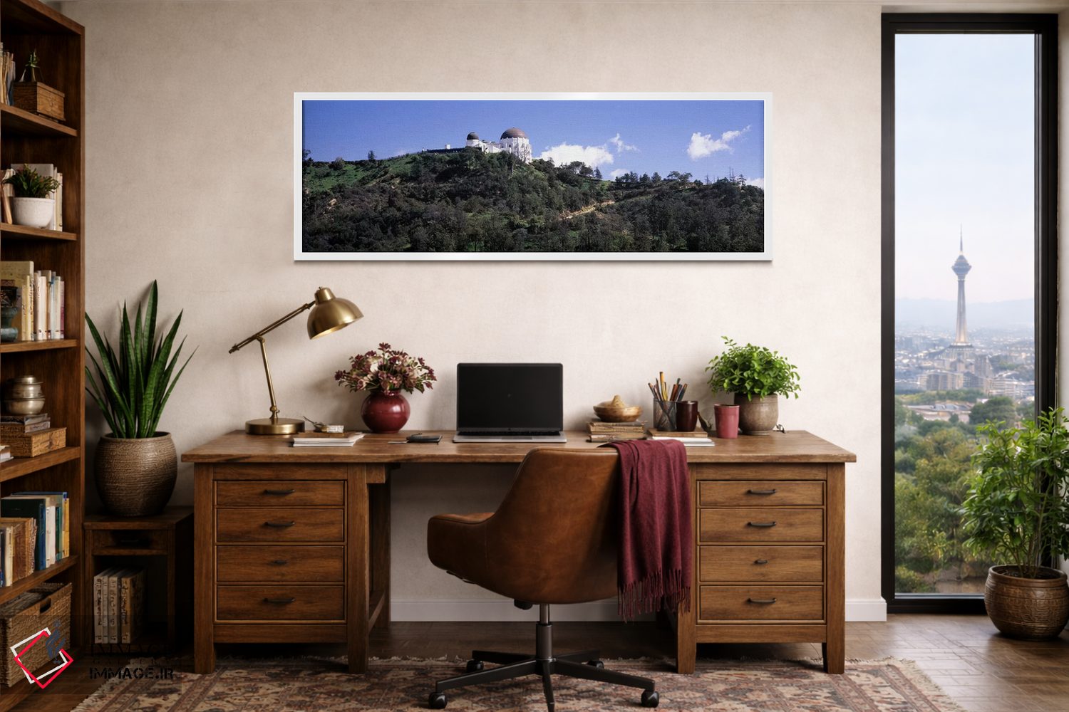 تابلو دکوراتیو Griffith Park Observatory, Los Angeles, California, USA… اثر پانورامیک ایمجز - D1W