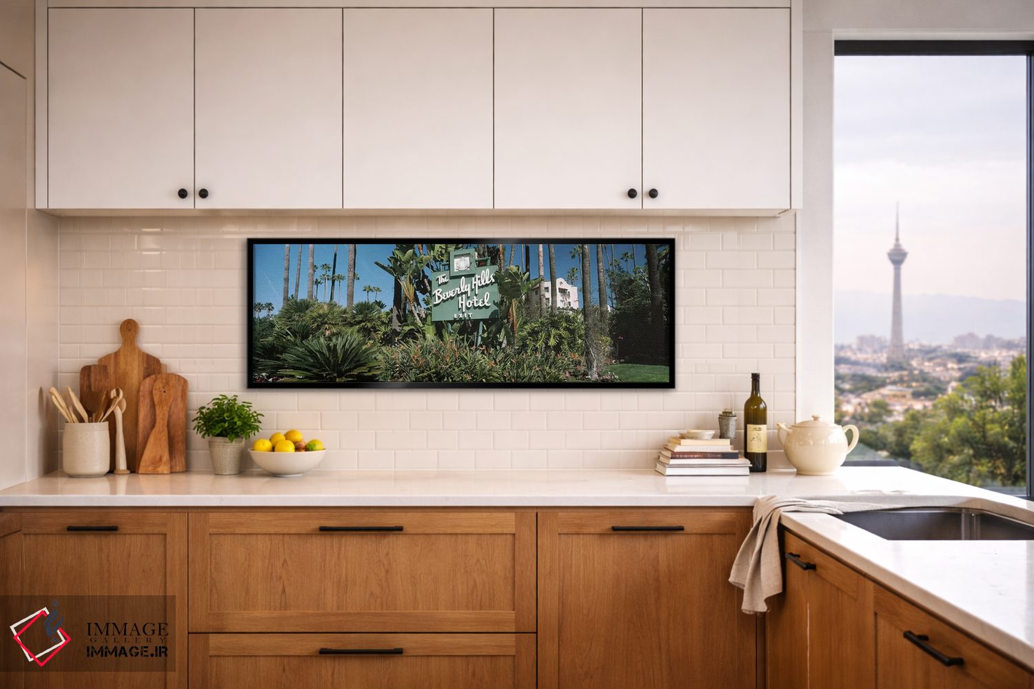 تابلو دکوراتیو Beverly Hills Hotel, Beverly Hills, Los Angeles County… اثر پانورامیک ایمجز - D5B