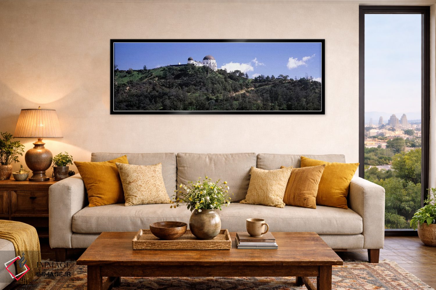 تابلو دکوراتیو Griffith Park Observatory, Los Angeles, California, USA… اثر پانورامیک ایمجز - D6B