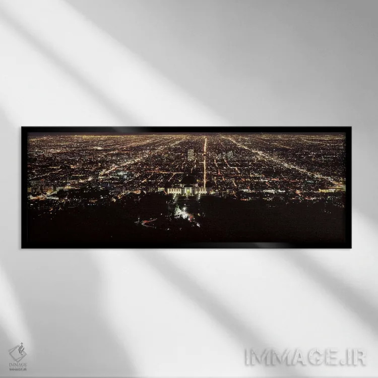 تابلو دکوراتیو Griffith Park Observatory, Los Angeles, California, USA… اثر پانورامیک ایمجز - نمای قابدار مشکی
