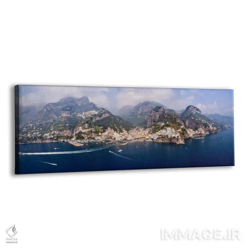 تابلو دکوراتیو Amalfi Coast, Campania, South Tyrol, Italy,نمای هوایی آ… اثر پانورامیک ایمجز - نمای پرسپکتیو محصول
