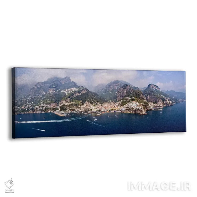 تابلو دکوراتیو Amalfi Coast, Campania, South Tyrol, Italy,نمای هوایی آ… اثر پانورامیک ایمجز - نمای پرسپکتیو محصول