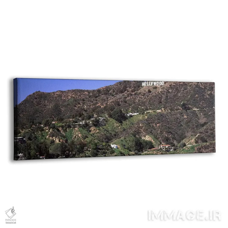تابلو دکوراتیو Hollywood Hills, Hollywood, Los Angeles, California, US… اثر پانورامیک ایمجز - نمای پرسپکتیو محصول