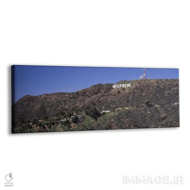 تابلو دکوراتیو Hollywood Hills, Hollywood, Los Angeles, California, US… اثر پانورامیک ایمجز - نمای پرسپکتیو محصول