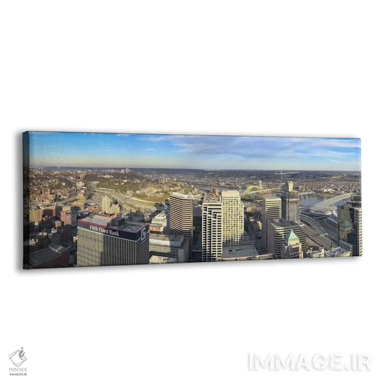 تابلو دکوراتیو Cincinnati, Hamilton County, Ohio, USA 2010,نمای هوایی… اثر پانورامیک ایمجز - نمای پرسپکتیو محصول