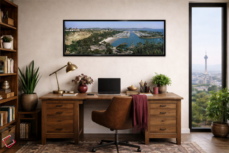 تابلو دکوراتیو Dana Point, Orange County, California, USA,نمای زاویه ب… اثر پانورامیک ایمجز - D3B