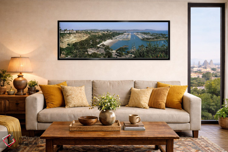 تابلو دکوراتیو Dana Point, Orange County, California, USA,نمای زاویه ب… اثر پانورامیک ایمجز - D6B