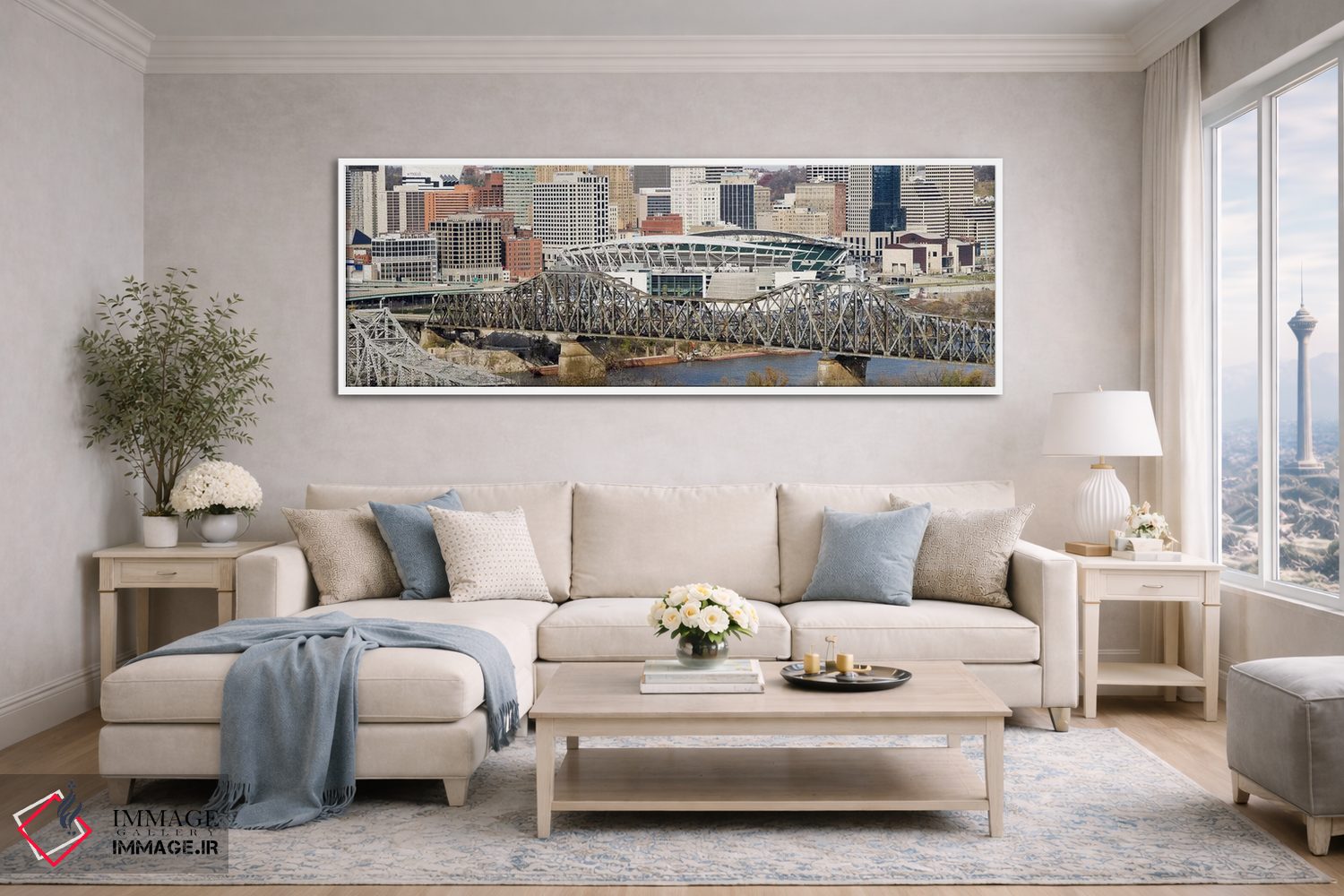 تابلو دکوراتیو Paul Brown Stadium, Cincinnati, Hamilton County, Ohio… اثر پانورامیک ایمجز - D4W