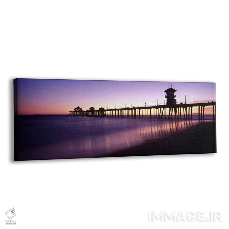 تابلو دکوراتیو Huntington Beach, Orange County, California, USA,اسکله… اثر پانورامیک ایمجز - نمای پرسپکتیو محصول