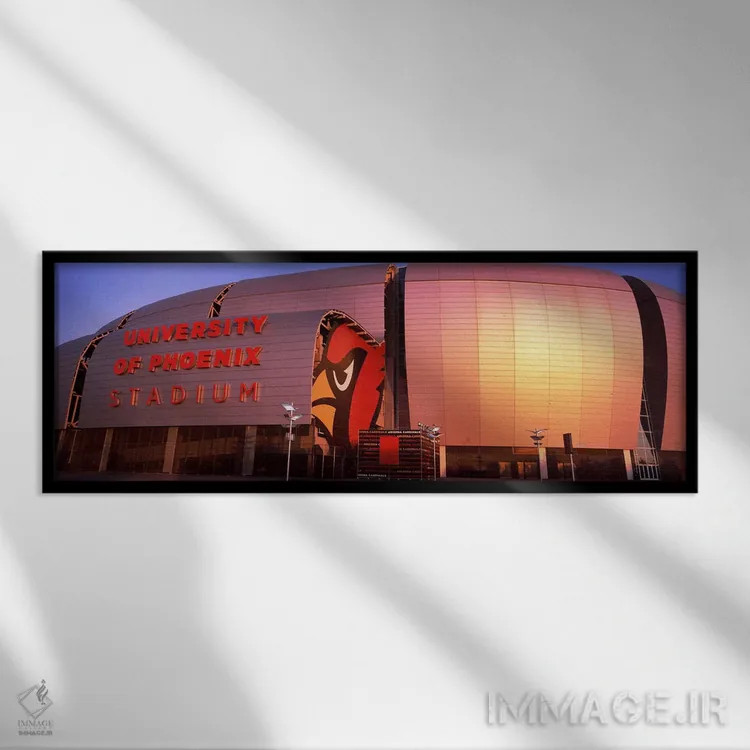 تابلو دکوراتیو University of Phoenix Stadium, Glendale, Phoenix, Arizo… اثر پانورامیک ایمجز - نمای قابدار مشکی