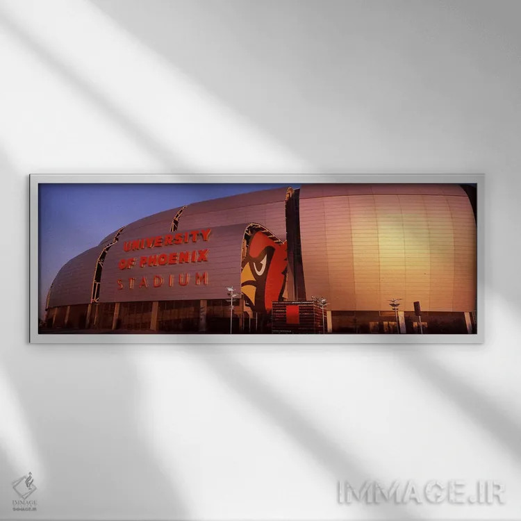 تابلو دکوراتیو University of Phoenix Stadium, Glendale, Phoenix, Arizo… اثر پانورامیک ایمجز - نمای قابدار سفید