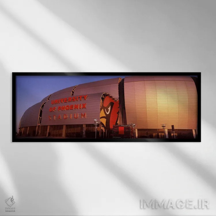 تابلو دکوراتیو University of Phoenix Stadium, Glendale, Phoenix, Arizo… اثر پانورامیک ایمجز - نمای قابدار مشکی