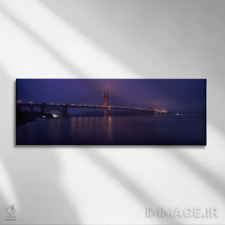 تابلو دکوراتیو Golden Gate Bridge, San Francisco Bay, San Francisco, C… اثر پانورامیک ایمجز - نمای روبهرو روی دیوار
