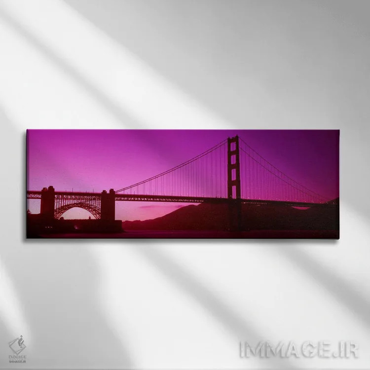 تابلو دکوراتیو Golden Gate Bridge, San Francisco Bay, San Francisco, C… اثر پانورامیک ایمجز - نمای روبهرو روی دیوار