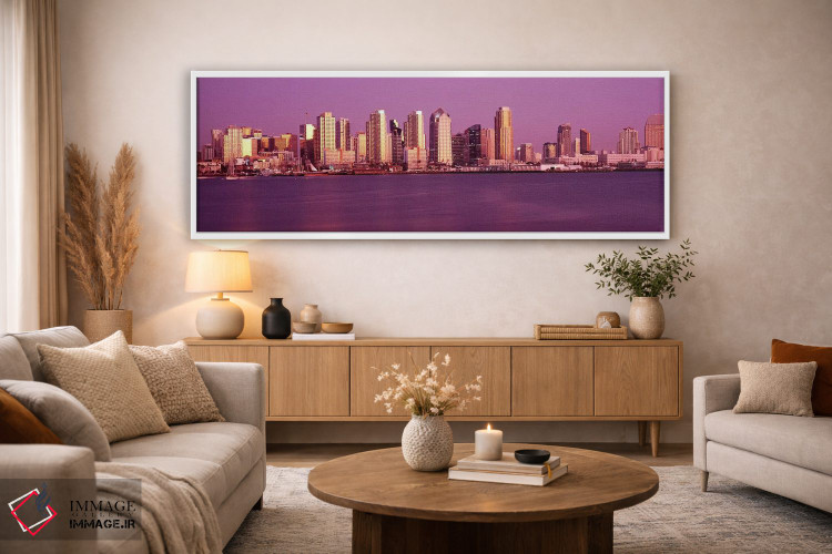تابلو دکوراتیو San Diego, California, USA #4,ساختمان ها در کنار آب، سن… اثر پانورامیک ایمجز - D4W