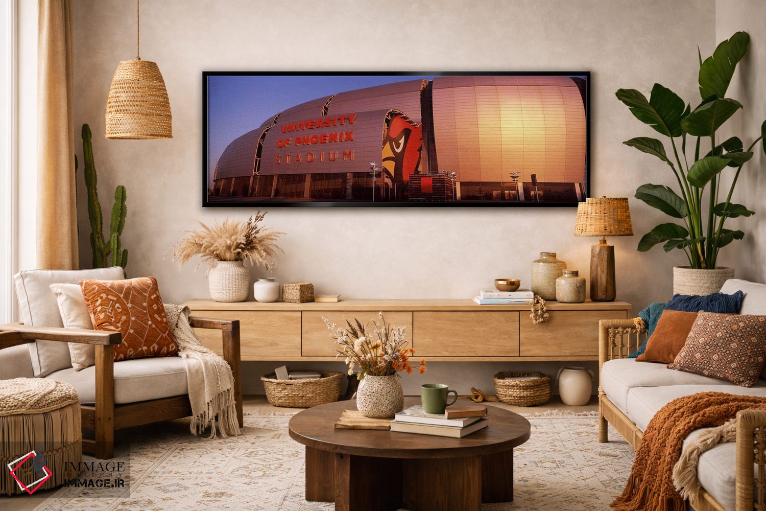 تابلو دکوراتیو University of Phoenix Stadium, Glendale, Phoenix, Arizo… اثر پانورامیک ایمجز - D3B