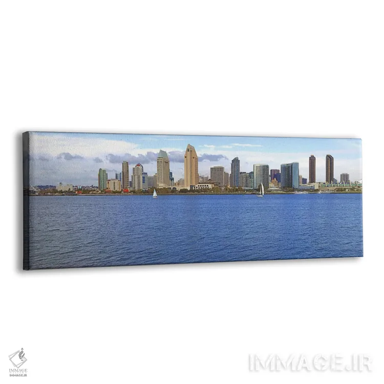 تابلو دکوراتیو San Diego, California, USA 2010 #9,ساختمان ها در کنار آ… اثر پانورامیک ایمجز - نمای پرسپکتیو محصول