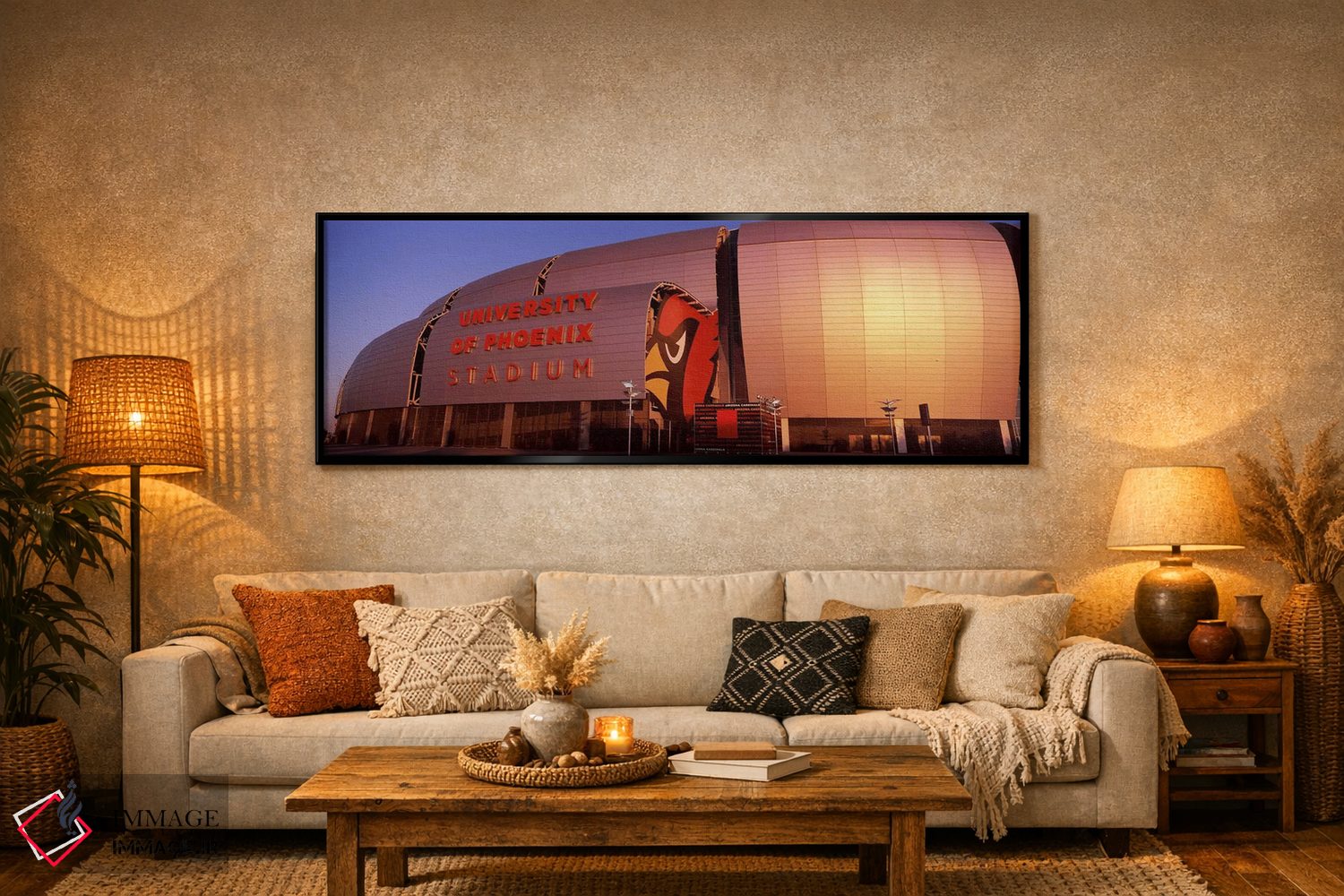 تابلو دکوراتیو University of Phoenix Stadium, Glendale, Phoenix, Arizo… اثر پانورامیک ایمجز - D6B