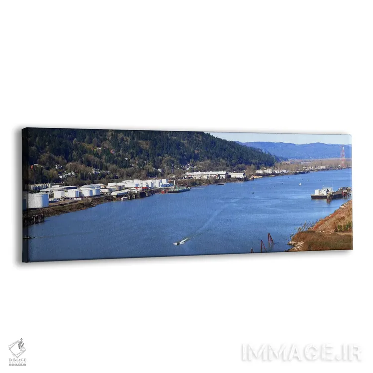 تابلو دکوراتیو Willamette River, Portland, Multnomah County, Oregon, U… اثر پانورامیک ایمجز - نمای پرسپکتیو محصول