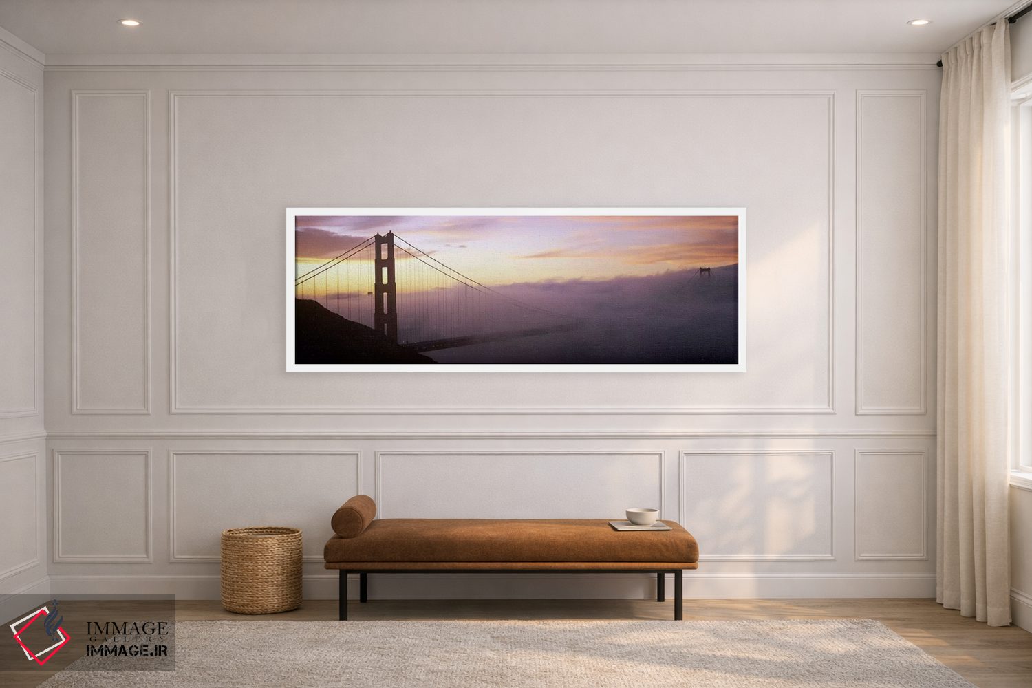 تابلو دکوراتیو San Francisco, California, USA,پل گلدن گیت پوشیده از مه… اثر پانورامیک ایمجز - D1W