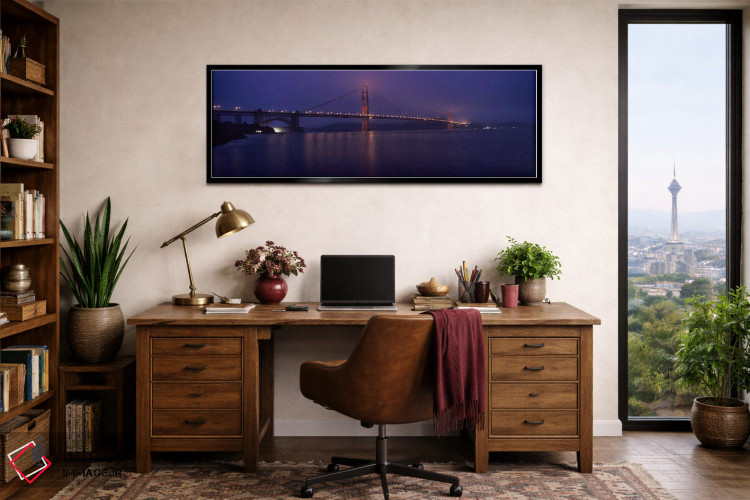 تابلو دکوراتیو Golden Gate Bridge, San Francisco Bay, San Francisco, C… اثر پانورامیک ایمجز - D2B