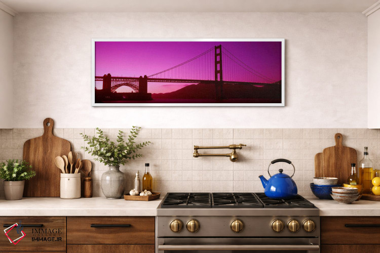 تابلو دکوراتیو Golden Gate Bridge, San Francisco Bay, San Francisco, C… اثر پانورامیک ایمجز - D1W
