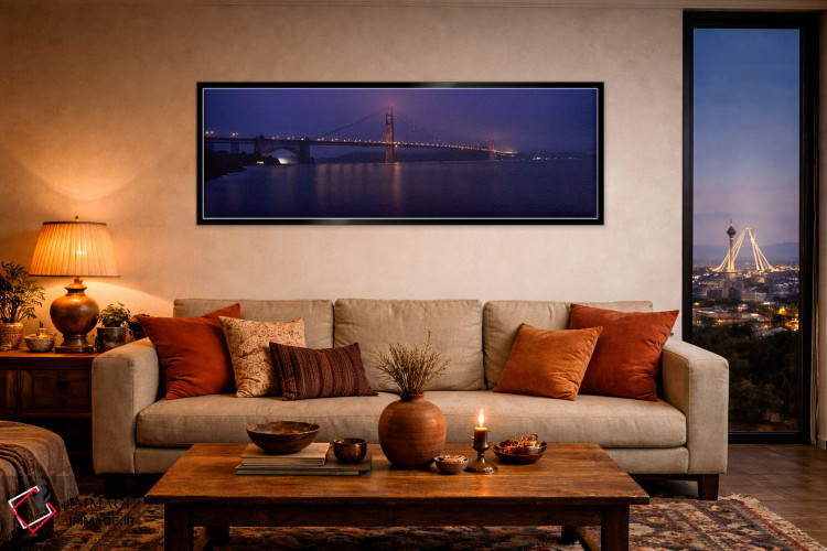 تابلو دکوراتیو Golden Gate Bridge, San Francisco Bay, San Francisco, C… اثر پانورامیک ایمجز - D5B