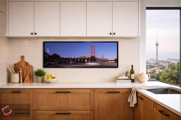 تابلو دکوراتیو Golden Gate Bridge, San Francisco Bay, San Francisco, C… اثر پانورامیک ایمجز - D4B