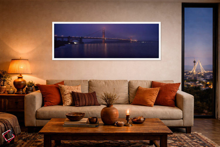 تابلو دکوراتیو Golden Gate Bridge, San Francisco Bay, San Francisco, C… اثر پانورامیک ایمجز - D4W