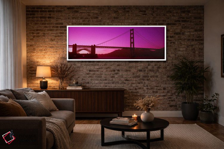 تابلو دکوراتیو Golden Gate Bridge, San Francisco Bay, San Francisco, C… اثر پانورامیک ایمجز - D3W