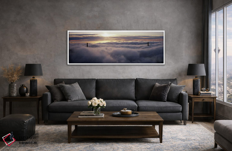 تابلو دکوراتیو Golden Gate Bridge, San Francisco Bay, San Francisco, C… اثر پانورامیک ایمجز - D4W