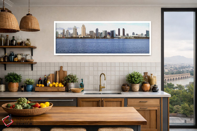 تابلو دکوراتیو view from Coronado Island, San Diego, California, USA 2… اثر پانورامیک ایمجز - D3W