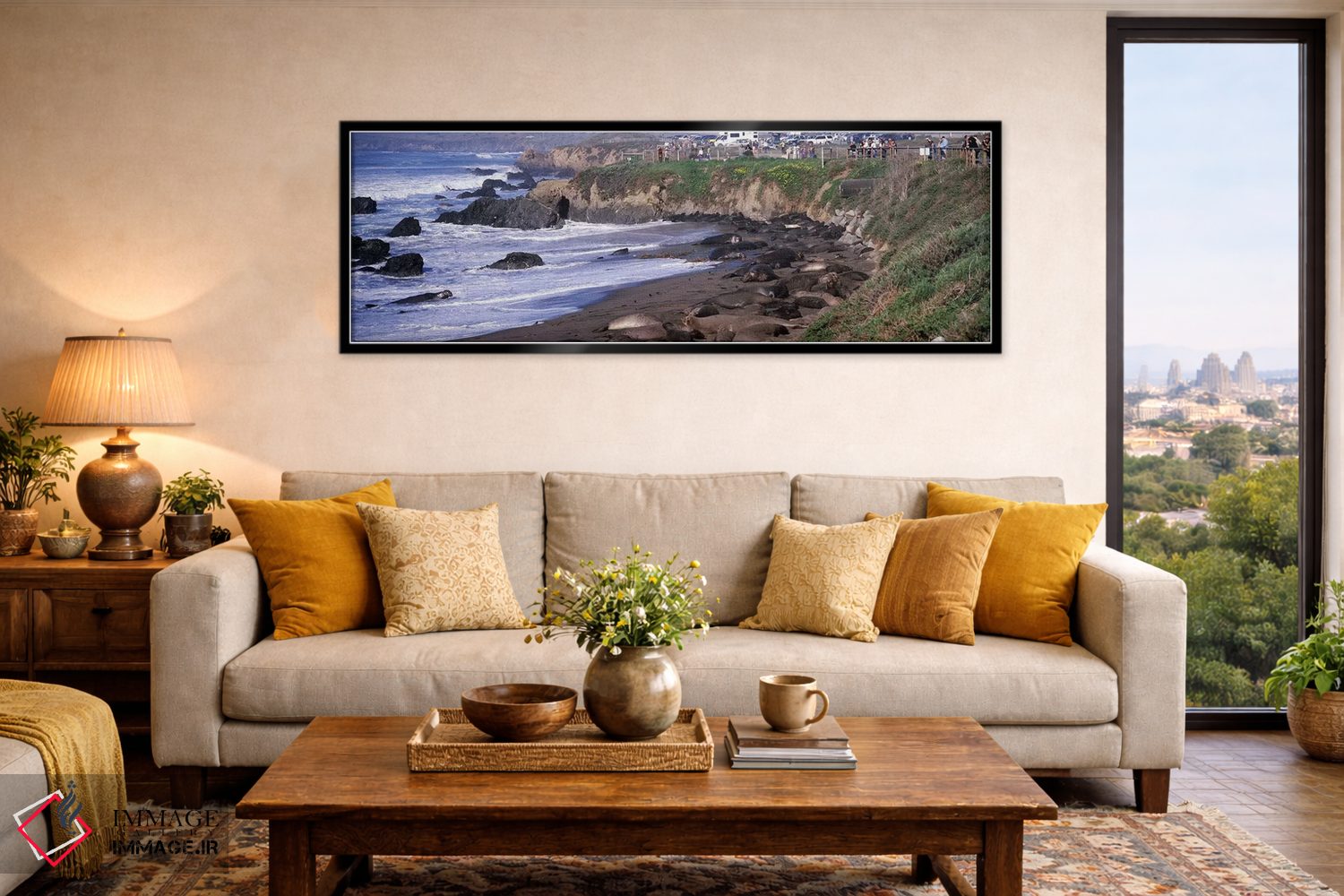 تابلو دکوراتیو San Luis Obispo County, California, USA #2,فک های فیلی… اثر پانورامیک ایمجز - D6B