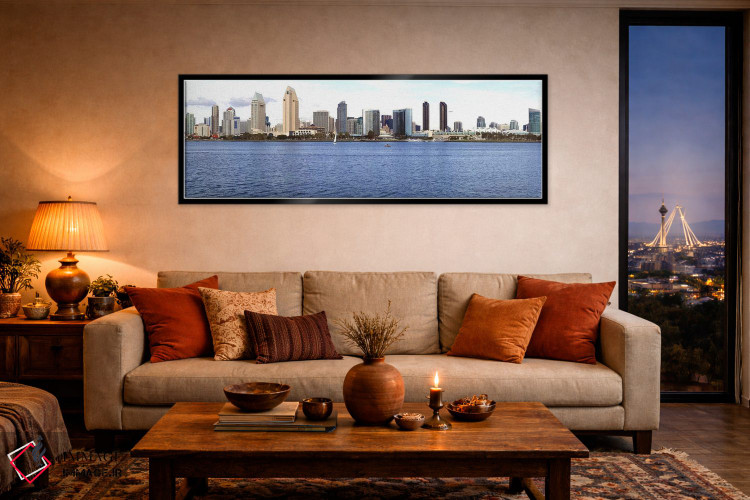 تابلو دکوراتیو view from Coronado Island, San Diego, California, USA 2… اثر پانورامیک ایمجز - D5B