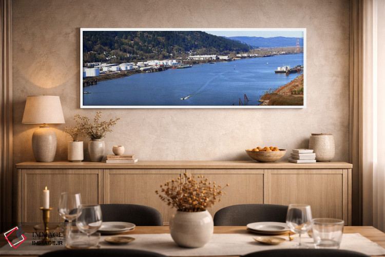 تابلو دکوراتیو Willamette River, Portland, Multnomah County, Oregon, U… اثر پانورامیک ایمجز - D2W
