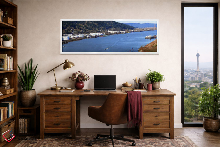 تابلو دکوراتیو Willamette River, Portland, Multnomah County, Oregon, U… اثر پانورامیک ایمجز - D1W