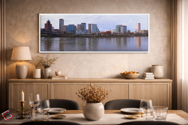 تابلو دکوراتیو Portland, Multnomah County, Oregon, USA,ساختمان ها در ک… اثر پانورامیک ایمجز - D2W