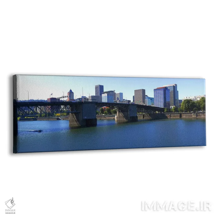 تابلو دکوراتیو Burnside Bridge, Willamette River, Portland, Multnomah… اثر پانورامیک ایمجز - نمای پرسپکتیو محصول