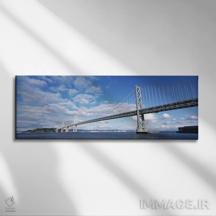 تابلو دکوراتیو Bay Bridge, San Francisco Bay, San Francisco, Californi… اثر پانورامیک ایمجز - نمای روبهرو روی دیوار