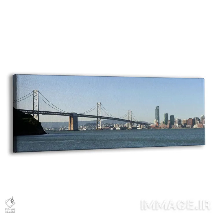 تابلو دکوراتیو Bay Bridge, San Francisco Bay, San Francisco, Californi… اثر پانورامیک ایمجز - نمای پرسپکتیو محصول