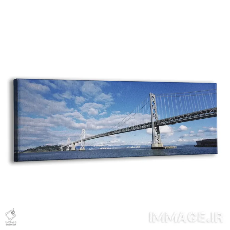تابلو دکوراتیو Bay Bridge, San Francisco Bay, San Francisco, Californi… اثر پانورامیک ایمجز - نمای پرسپکتیو محصول
