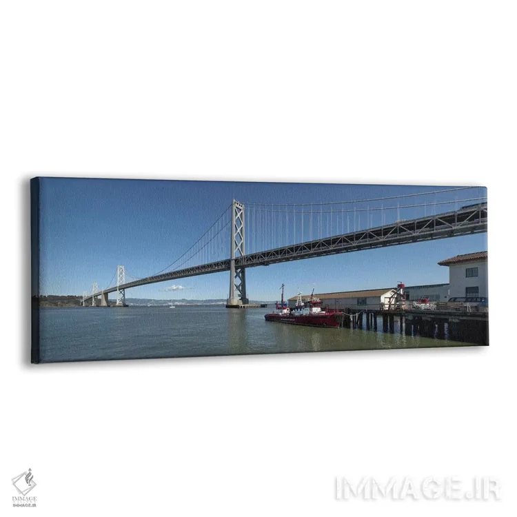 تابلو دکوراتیو Bay Bridge, San Francisco Bay, San Francisco, Californi… اثر پانورامیک ایمجز - نمای پرسپکتیو محصول