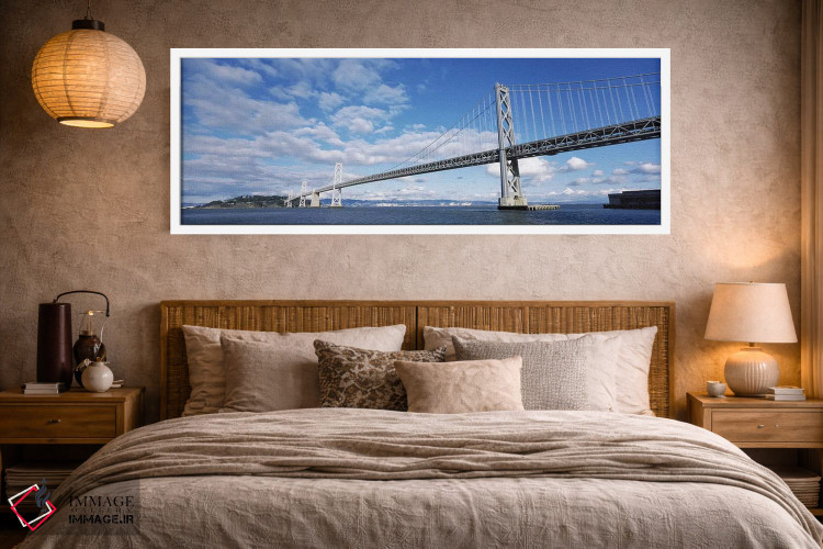 تابلو دکوراتیو Bay Bridge, San Francisco Bay, San Francisco, Californi… اثر پانورامیک ایمجز - D4W